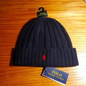 (NAVY BLUE)POLO RALPH LAUREN WINTER HAT